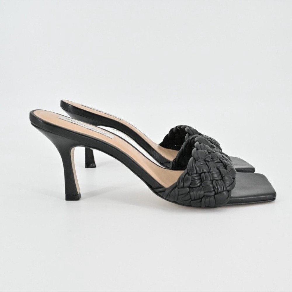 Saks fifth avenue braided leather sandals